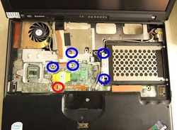 Cómo desmontar el Ventilador Thinkpad X60-5